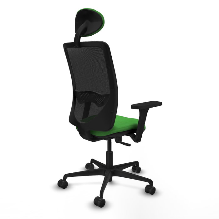 PIQUERAS Y CRESPO Silla de oficina Zulema con mecanismo Sincro, Verde y Negro PIQUERAS Y CRESPO Silla de oficina Zulema con mecanismo Sincro, Verde y Negro