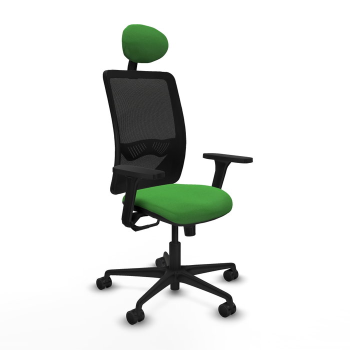 PIQUERAS Y CRESPO Silla de oficina Zulema con mecanismo Sincro, Verde y Negro PIQUERAS Y CRESPO Silla de oficina Zulema con mecanismo Sincro, Verde y Negro