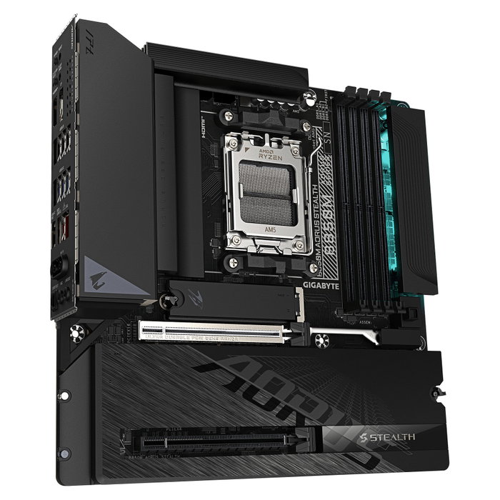 Gigabyte B850M Aorus Stealth AM5 4xDDR5 HDMI DP 3xM.2 Gigabyte B850M Aorus Stealth AM5 4xDDR5 HDMI DP 3xM.2