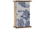 DKD Home Decor Guardallaves Mediterraneo Blanco Azul 7.5 x 28 x 18 cm