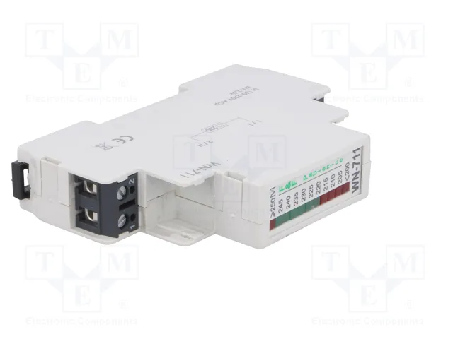 F&F Indicador de tensión WN-7 230VAC IP20 para raíl DIN