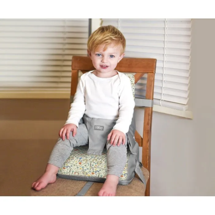 Nuby Asiento Elevador Safari con Arnés de 3 Puntos para Bebés a Partir de 6 Meses Color Beige - NUB0048526894277