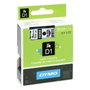 Dymo Cinta D1 Negro sobre Blanco 19mm x 7m
