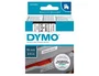 Dymo Cinta D1 Negro sobre Blanco 19mm x 7m