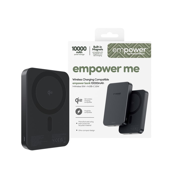 PanzerGlass empower Powerbank 10000mAh Space Black