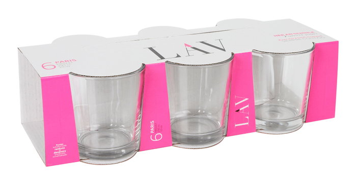 LAV Set de 6 Vasos PARIS 295cc