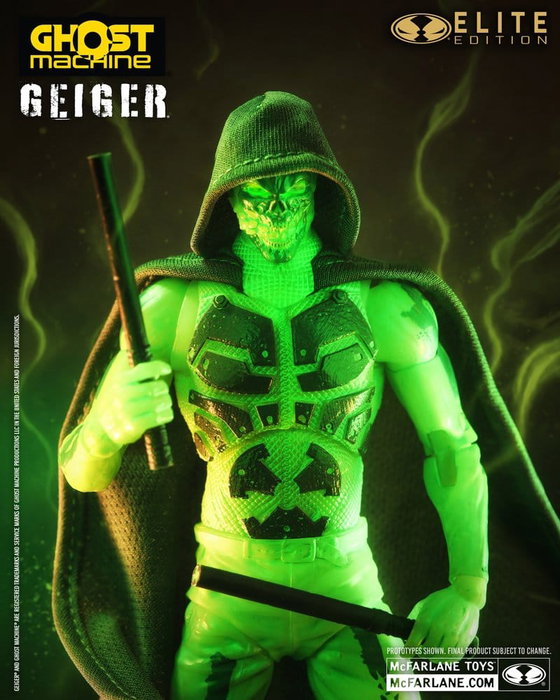McFarlane Toys Ghost Machine Elite Edition Figura Deluxe Geiger 18 cm McFarlane Toys Ghost Machine Elite Edition Figura Deluxe Geiger 18 cm