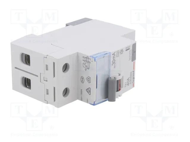Legrand 411560 TX3 Fi-Schalter 40A 2 polos 30mA Tipo A 230VAC 2TE