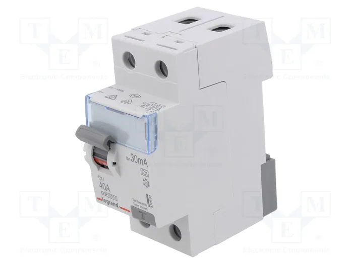 Legrand 411560 TX3 Fi-Schalter 40A 2 polos 30mA Tipo A 230VAC 2TE