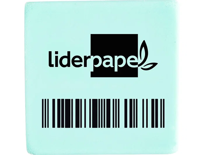 Liderpapel Goma de borrar tipo miga de pan cuadrada