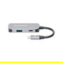 MANHATTAN Dock USB-C a HDMI 3 en 1 con Carga PD - Conversor para Laptop