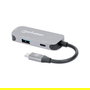 MANHATTAN Dock USB-C a HDMI 3 en 1 con Carga PD - Conversor para Laptop