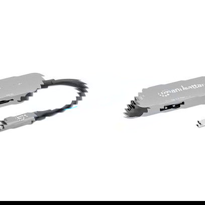 MANHATTAN Dock USB-C a HDMI 3 en 1 con Carga PD - Conversor para Laptop MANHATTAN Dock USB-C a HDMI 3 en 1 con Carga PD - Conversor para Laptop