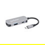 MANHATTAN Dock USB-C a HDMI 3 en 1 con Carga PD - Conversor para Laptop