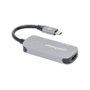MANHATTAN Docking Converter USB-C a HDMI 3-en-1 con PD 100W Aluminio