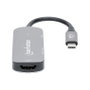MANHATTAN Docking Converter USB-C a HDMI 3-en-1 con PD 100W Aluminio