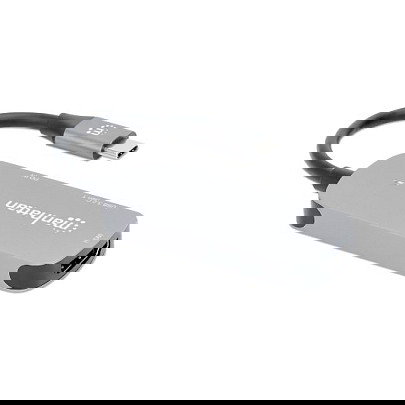 MANHATTAN Dock USB-C a HDMI 3 en 1 con Carga PD - Conversor para Laptop MANHATTAN Dock USB-C a HDMI 3 en 1 con Carga PD - Conversor para Laptop
