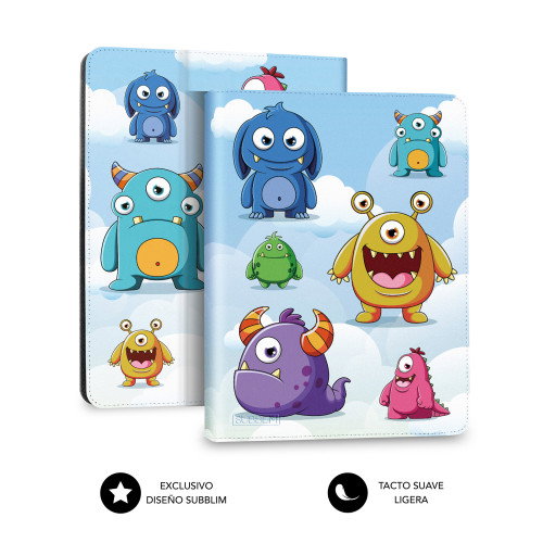 Subblim Funda Trendy Case Monsters para Tablets de 11 pulgadas