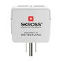 Skross Adaptador de Europa a Estados Unidos con USB 1500281