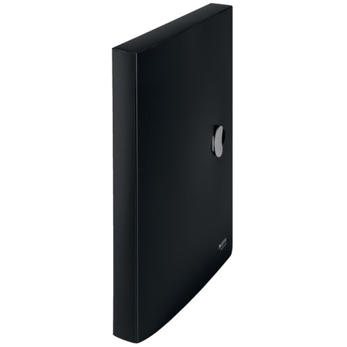 Carpeta De Proyectos Leitz Pp Recycle A4 Boton 3 Cm Negro (Set de 5) Carpeta De Proyectos Leitz Pp Recycle A4 Boton 3 Cm Negro (Set de 5)