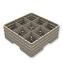 Vollrath Pujadas Cesta 9 Compartimientos Base + 2 Alt 9 Div para Almacenaje y Transporte, Polipropileno, 160 mm de Alto