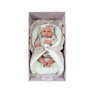 Muñecas Arias Elegance Andie - Muñeca de 40 cm en Rosa, Llora y Tiene Ojos Durmientes, Incluye Manta, Acción Magnética, Funciona con Pilas (3x LR44), Juguete en Idioma Español