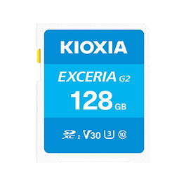 KIOXIA Tarjeta SD Exceria 128GB Gen 2 SD-Card, Alta Velocidad, Almacenamiento para Fotos, Video