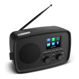Medion IRE-1 Radio Internet LIFE, DAB+, FM, WiFi, Bluetooth 5.2, Pantalla TFT 2.4", Negro