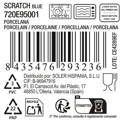 La Mediterranea Bol Aperitivo Colección SCRATCH
