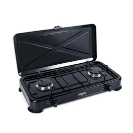 Promis Cocina de gas KG200 negra sin reductor