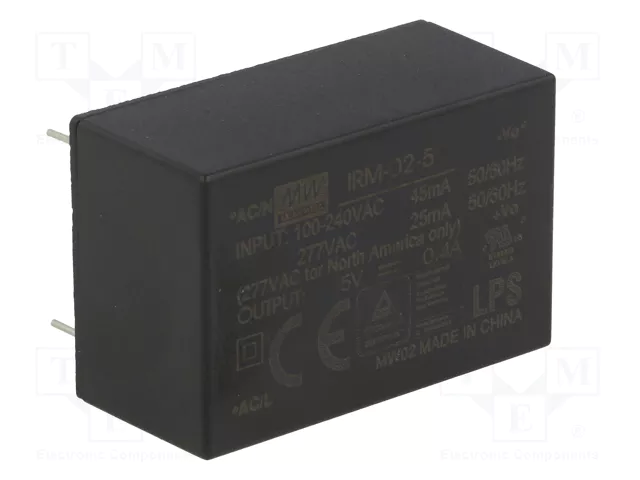 MEAN WELL IRM-02-5 Convertidor AC/DC 2W 5VDC