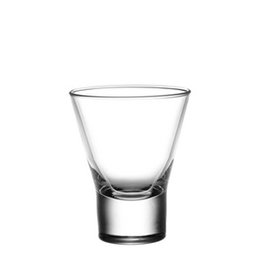 Bormioli Vaso Ancho Ypsilon, Vidrio, Capacidad 34 cl (340 ml), Altura 11.6 cm, Diámetro 10 cm (Set de 6)