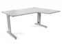 Rocada Mesa serie metal 180x120 cm derecha acabado ac02 gris