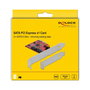 DeLOCK 90406 Tarjeta SATA PCI Express x2 con RAID 1 (Nivel Espejo) para Windows 10/7/8.1 y Linux, 2 Puertos Internos, Soporte SMART/TRIM/NCQ, PCIe 2.0