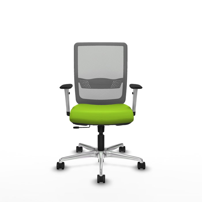 PIQUERAS Y CRESPO Silla de oficina Haches Pistacho y Gris