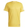 Camiseta de Manga Corta Hombre Adidas Run It Amarillo 36