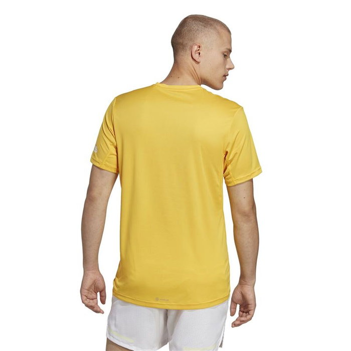 Camiseta de Manga Corta Hombre Adidas Run It Amarillo 36 Camiseta de Manga Corta Hombre Adidas Run It Amarillo 36