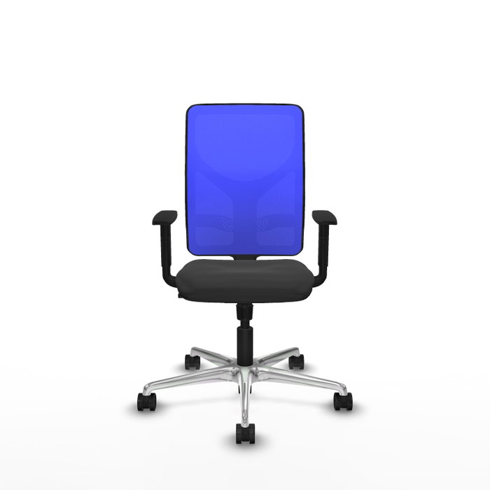 PIQUERAS Y CRESPO Silla de oficina Motilla con mecanismo Sincro, Gris oscuro y Azul PIQUERAS Y CRESPO Silla de oficina Motilla con mecanismo Sincro, Gris oscuro y Azul