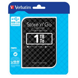 Verbatim Store 'n' Go 1TB USB 3.0 Negro