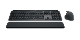 Logitech MX Keys S Combo con MX Master 3S y Reposamuñecas, Grafito