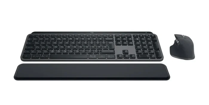 Logitech MX Keys S Combo - MX Master 3S, MX Keys S y MX Palm Rest, Grafito