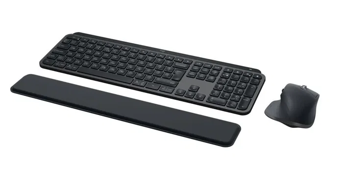 Logitech MX Keys S Combo - MX Master 3S, MX Keys S y MX Palm Rest, Grafito
