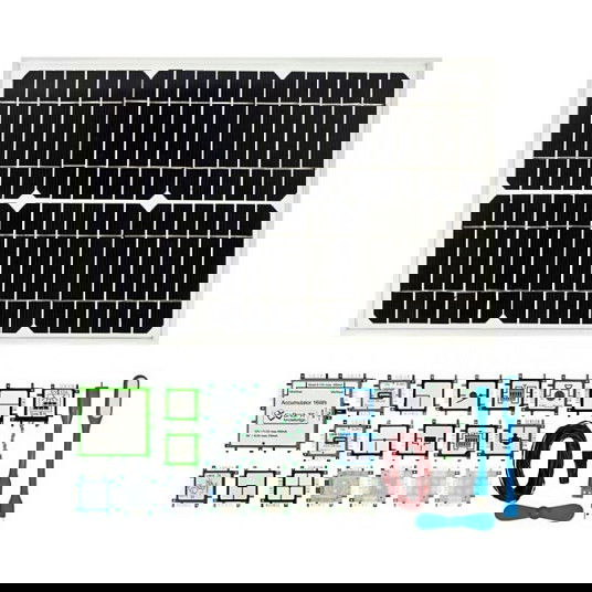 ALLNET 133574 Set Solar (Deutsch/German) Negro