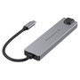 Conceptronic DONN29G Docking Station 6-en-1 USB-C Gris
