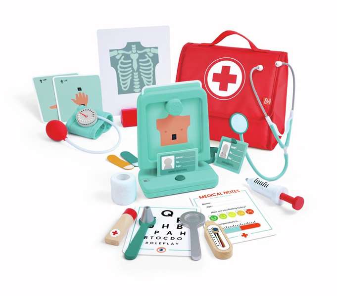 Hape Maletín Pequeño Médico Doctor Set 3-8 Años