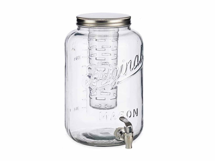 Vivalto Jarra con Enfriador 8000 ml Plata 21x32x21 cm (6 Unidades)