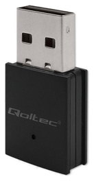 Qoltec 56989 Adaptador mini inalámbrico WiFi AC y Bluetooth 4.0 USB 2.0