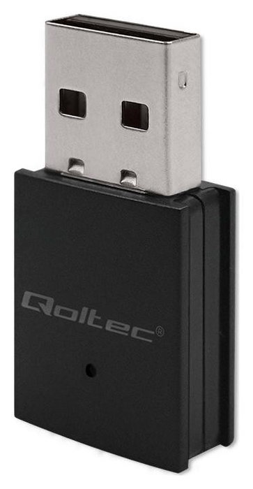 Qoltec 56989 Adaptador mini inalámbrico WiFi AC y Bluetooth 4.0 USB 2.0 Qoltec 56989 Adaptador mini inalámbrico WiFi AC y Bluetooth 4.0 USB 2.0