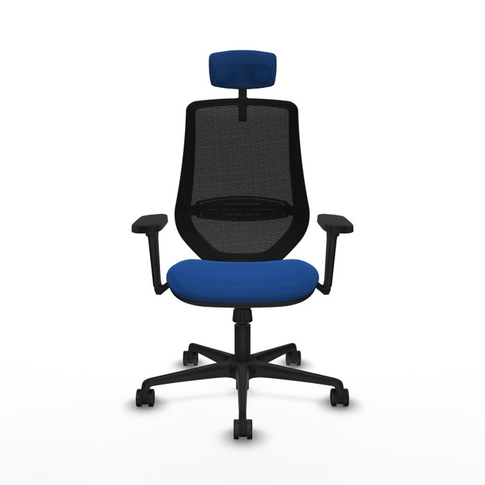 PIQUERAS Y CRESPO Silla de oficina Mardos con mecanismo Sincro, Azul y Negro PIQUERAS Y CRESPO Silla de oficina Mardos con mecanismo Sincro, Azul y Negro