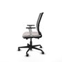 PIQUERAS Y CRESPO Silla de oficina Haches Gris y Blanco